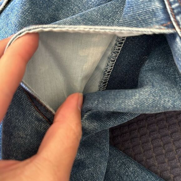 Gilli | Denim Jumper Button Up Dress | M - Picture 5 of 6